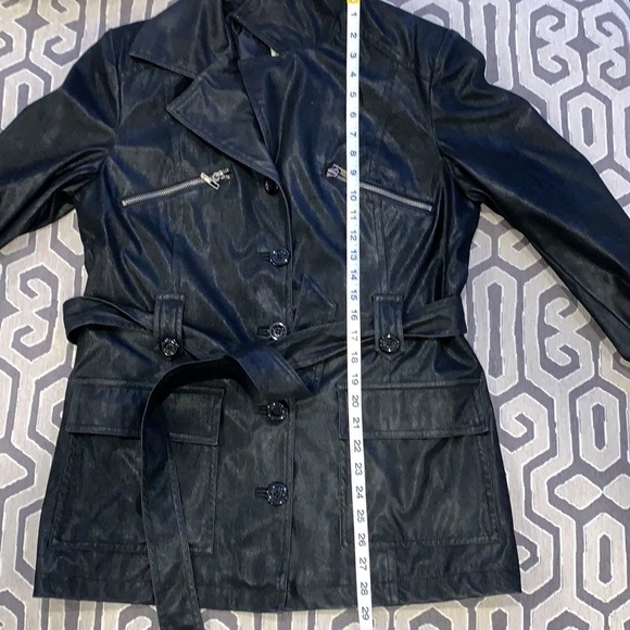Belted Black Jacket - Picture 8 of 10